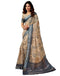 Vasthrlay Womens Cotton Printed Yellow Saree