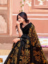 Vasthrlay Womens Printed Unstitched Dusty Pink Saree