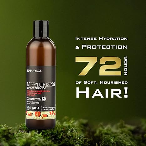 Naturica Moisturising Defense Shampoo With Wheat And Soy Protein For Dry Hair| 250ml