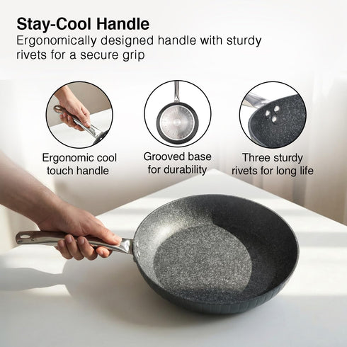 Prestige Durastone 25 cm Non-Stick Hard Anodised Tawa