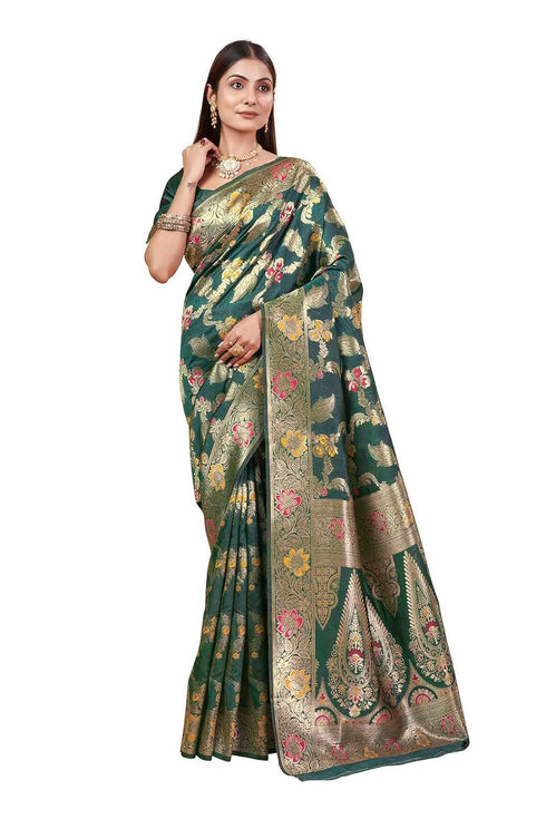 Vsathrlay Kanjivaram Banarasi Festival Wedding Ethnic Wear