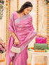 Vasthrlay Scalloped Embroidery Mustard Mustard Yellow Saree