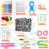 Crochet Needle Kit 107 Pcs with Carry Bag DIY Tools