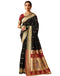 Vasthrlay Paithani Banarasi Unstitched Green Saree