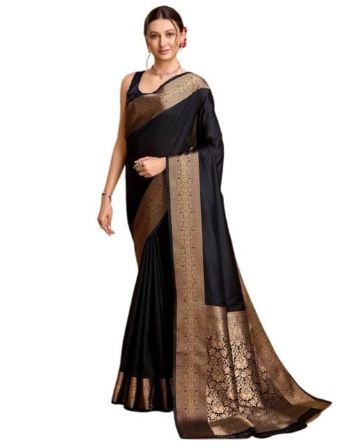 Vasthrlay Banarasi Traditional Unstitched Saree