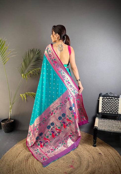 Vasthrlay Paithani Kanjivaram Beautiful