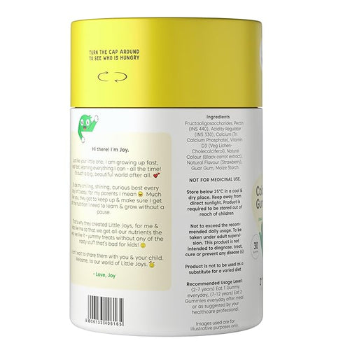Little Joys Calcium & Vitamin D Gummies for Kids (2+ years)