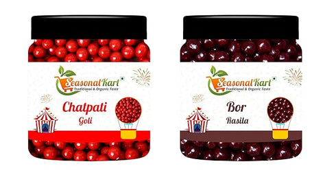 Seasonal Kart Combo Bor Rasila & Chatpati Goli 400g each