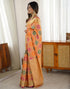 Vasthrlay Banarasi Kanjivaram Unstitched Black Saree