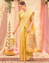 Vasthrlay Special Weaving Unstitched White Saree