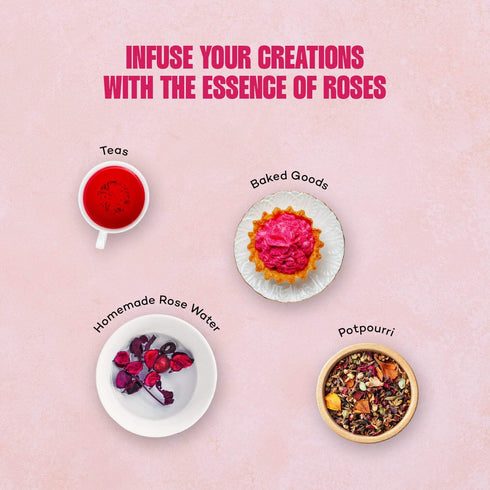 Urban Platter Sun Dried Rose Petals