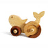 Wooden Whale Pull-Along Toy for Toddlers