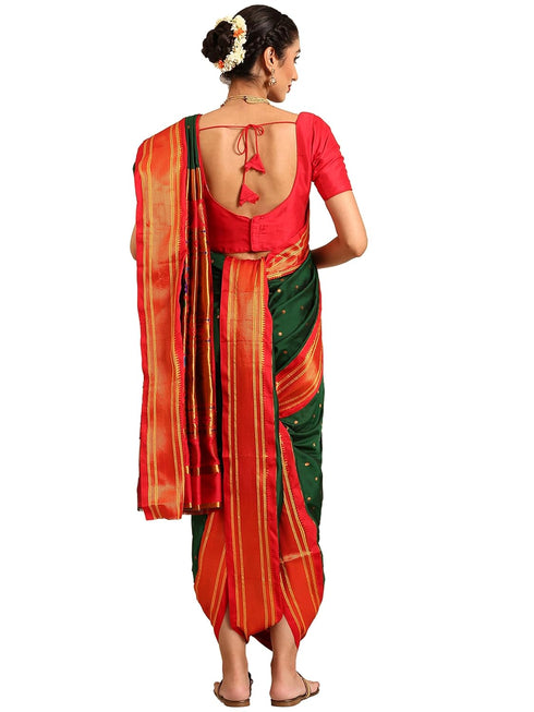 Vasthrlay Paithani Gold Saree