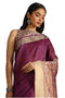 Vasthrlay Tussar Solid Saree