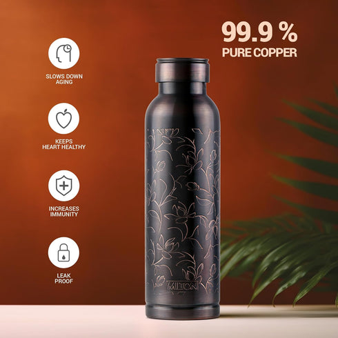 Copper Swasth Water Bottle, 940 ml