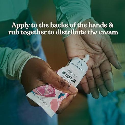 The Body Shop British Rose Petal Soft Hand Cream