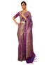 Vasthrlay Women's Kanjivaram Silk Unstitched Saree