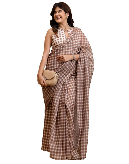 Vasthrlay Womens Cotton Printed Green Saree