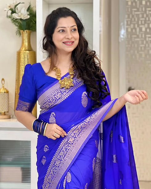 Vasthrlay Kanjivaram Designer Saree