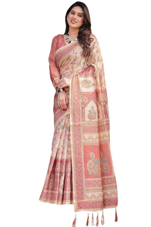 Vasthrlay Cotton Unstitched Blouse Ethnic Wear