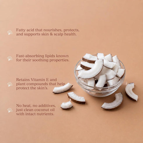 CAMIA Extra Virgin Cold Pressed Coconut Oil for Skin & Hair 250ml