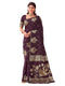 Vasthrlay Kanjivaram Jacquard Unstitched Mustard Saree