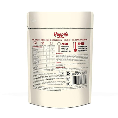 Happilo Premium Super Snack Chili Garlic Peanut