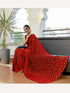 Vasthrlay Georgette Printed Unstitched Dark Green Saree