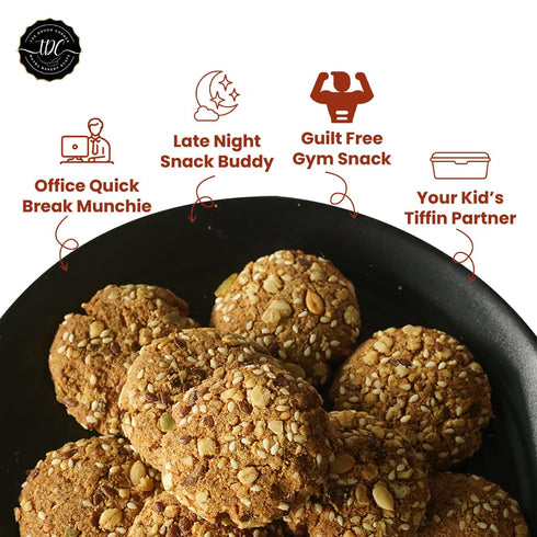 THE DOUGH CORNER Multi Millet Multi Seed Cookies