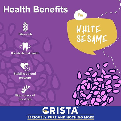 CRISTA White Sesame Seeds