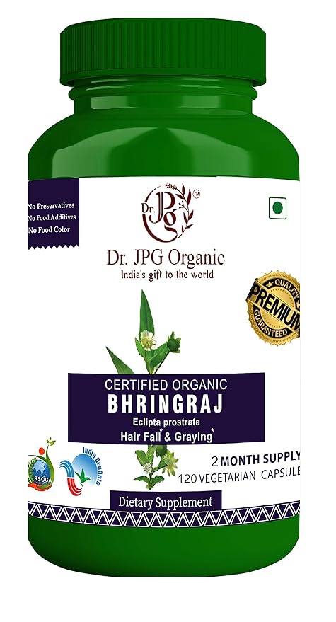 Dr. JPG Organic Bhringraj Capsules For Hair Fall