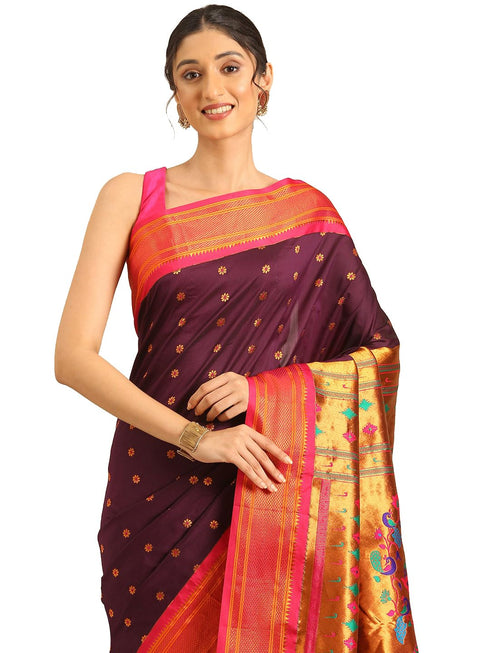 Vasthrlay Paithani Bottle Saree