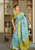 Vasthrlay Banarasi Elephant Unstitched Saree