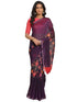 Vasthrlay Floral Unstitched Yellow Ethnic Wear