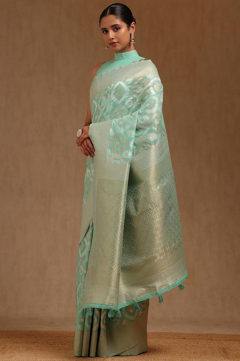 Vasthrlay Light Green Linen