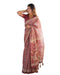 Vasthrlay Handloom Cotton Grey Green Traditional Tassels Saree
