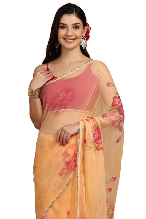 Vasthrlay Fashion Georgette Printed Ethnic Wear