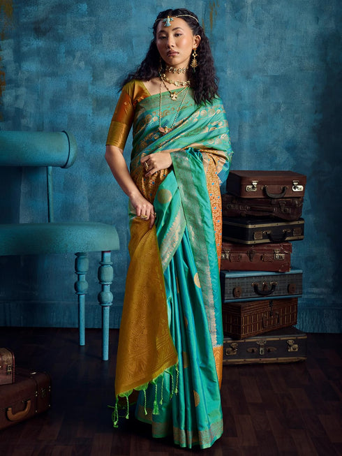Vasthrlay Tassels Latkans Unstitched Designer Ethnic Wear