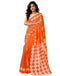 Vasthrlay Chanderi Printed Unstitched Blue Saree