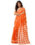 Vasthrlay Chanderi Printed Unstitched Blue Saree