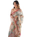 Vasthrlay Handloom Beige Blue Traditional Saree