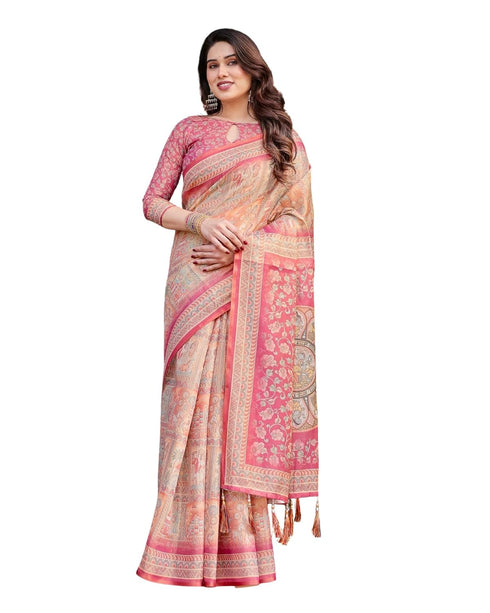 Vasthrlay Traditional Designer Off White Saree
