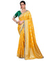 Vasthrlay Banarasi Jacquard Unstitched Pink Saree