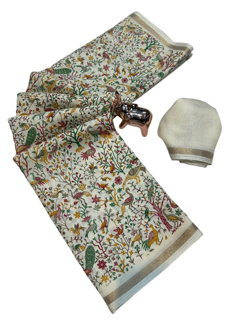 Vasthrlay Kashmiri Print Saree