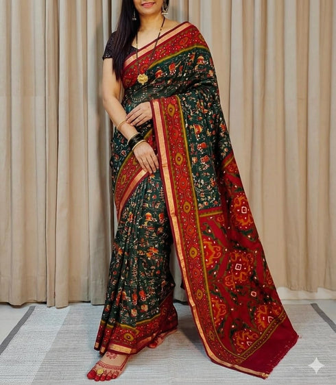 Vasthrlay Printed Multicolor Traditional Designer