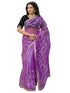 Vasthrlay Sequins Embroidery Turquoise Saree