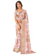 Vasthrlay Printed Jacquard Unstitched Dusty Pink Saree
