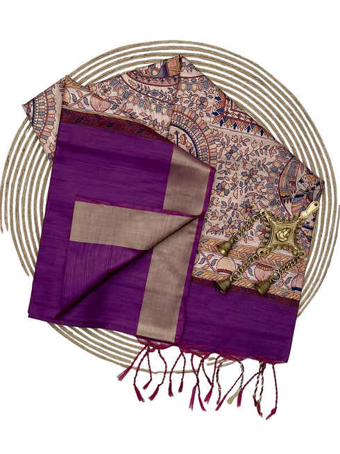 Vasthrlay Soft Tussar Saree