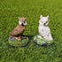 Miniature Owl Figurines Cute Garden Decor, Dollhouse Accessory & Thoughtful