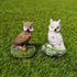 Miniature Owl Figurines Cute Garden Decor, Dollhouse Accessory & Thoughtful